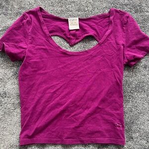 Vs pink crop top #61